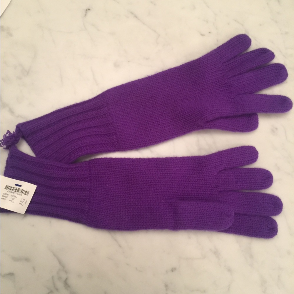 Purple Jcrew gloves